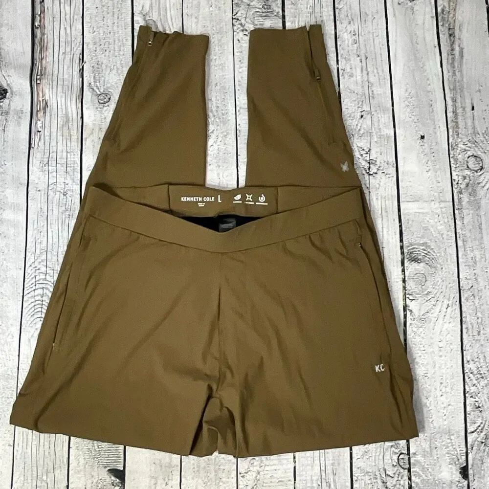 KENNETH COLE Tan Jogger Pants